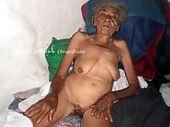 Old grannies posing nude